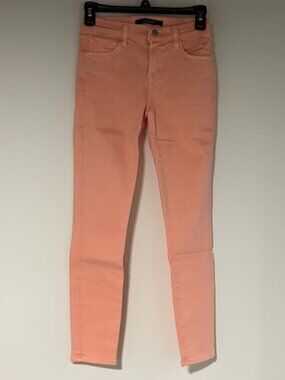 J BRAND JEANS WASHED LOOK PEACH PINK SIZE 24